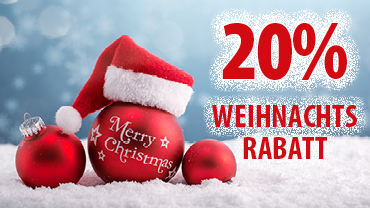 Empfehlung bis zum 6. Januar: Sichern Sie sich 20% Rabatt