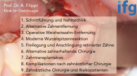 Prof. Dr. Andreas Filippi: Zahnärztliche Chirurgie 360° - ein kurzweiliges, cooles und aktuelles Update in 9 Modulen - Kurs: 9858